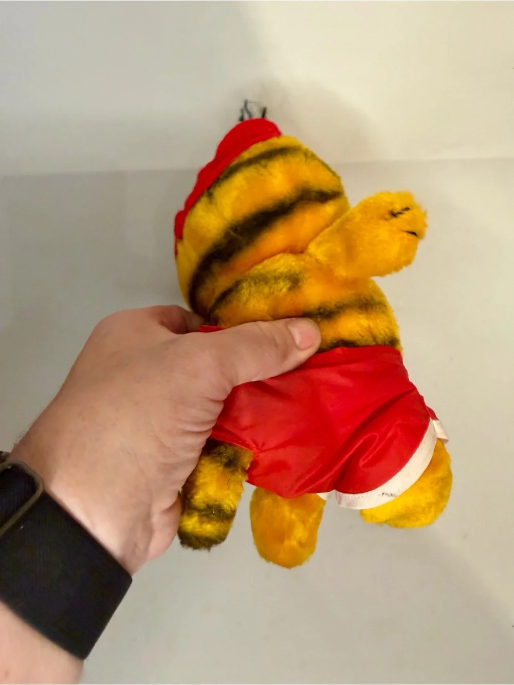 Vintage Dakin Garfield Workout Plush Stuffed Animal Red Headband Shorts 1981 10”